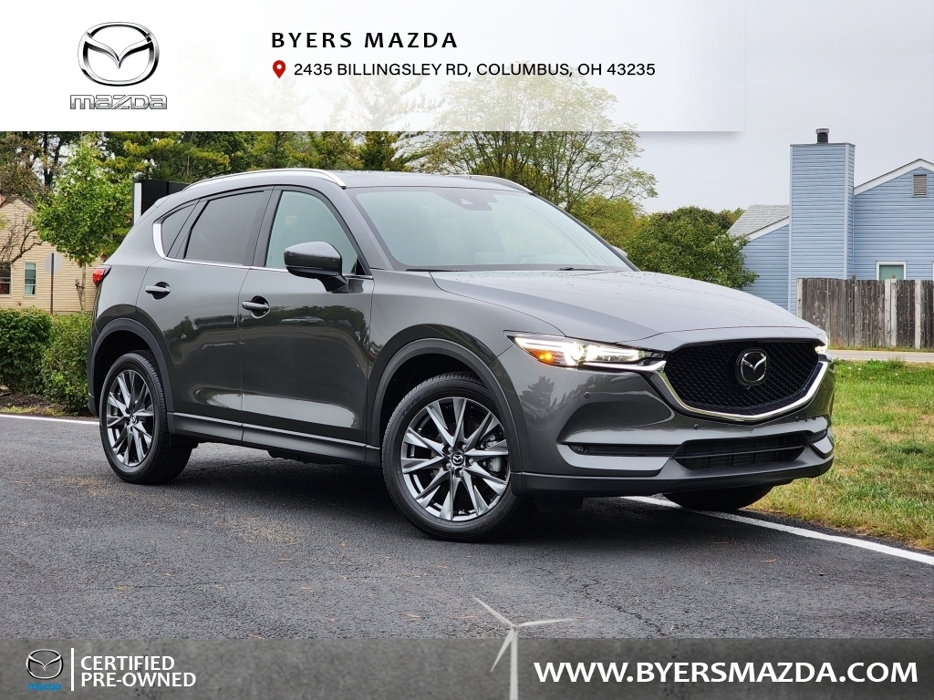 Certified, 2021 Mazda CX-5 Signature, Gray, M64901A