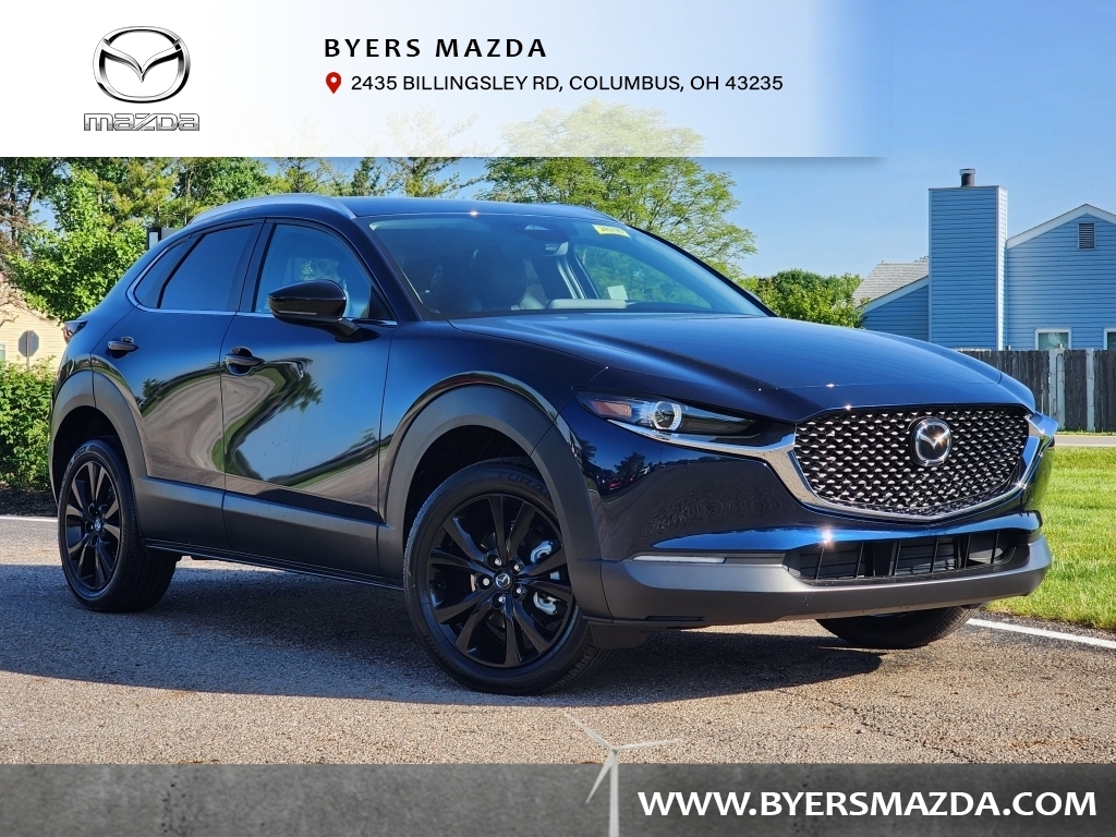 New, 2024 Mazda CX-30 2.5 S Select Sport AWD, Blue, M245795-1