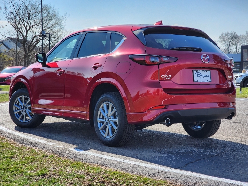 New, 2024 Mazda CX-5 2.5 S Select Package AWD, Red, M245283-2