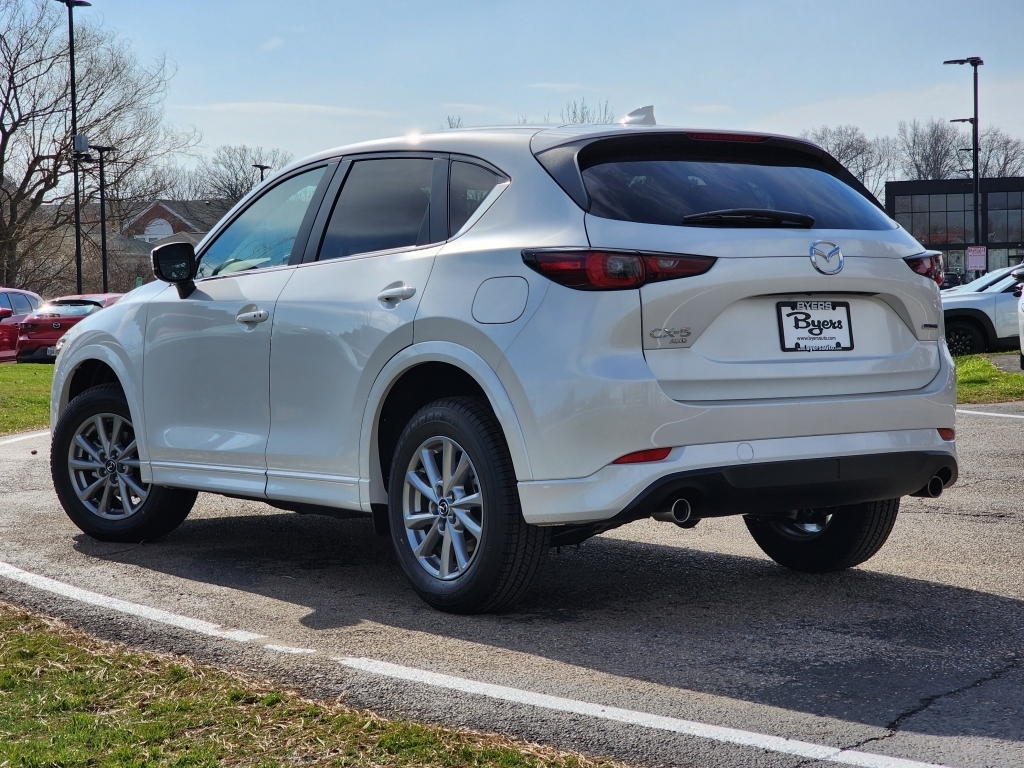 New, 2024 Mazda CX-5 2.5 S Select Package AWD, White, M245370-2