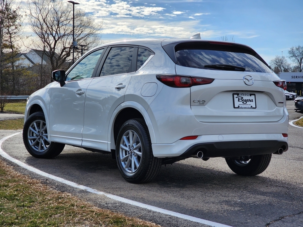 New, 2024 Mazda CX-5 2.5 S Select Package AWD, White, M245371-2