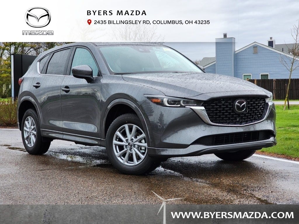 New, 2024 Mazda CX-5 2.5 S Select Package AWD, Gray, M245531-1