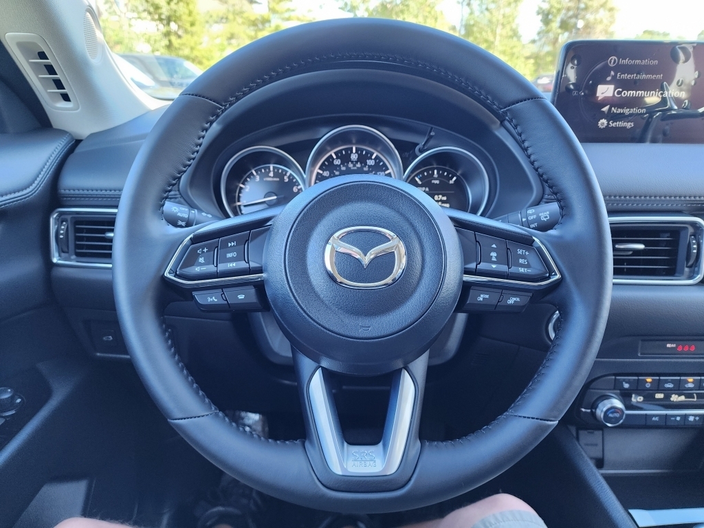 New, 2024 Mazda CX-5 2.5 S Preferred Package AWD, White, M245722-11