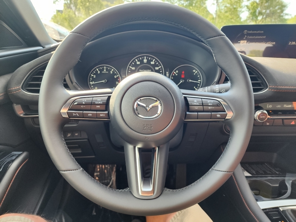 New, 2024 Mazda Mazda3 Hatchback 2.5 Carbon Turbo Auto AWD, Tan, M245762-11