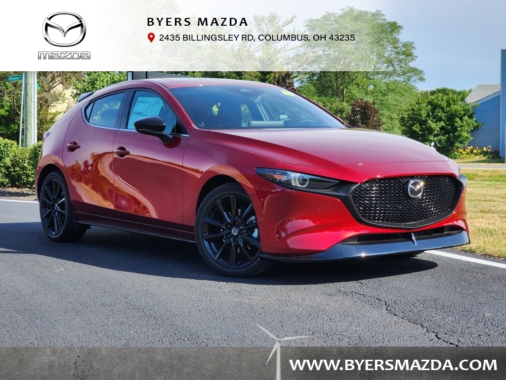 New, 2024 Mazda Mazda3 Hatchback 2.5 Turbo Premium Plus Auto AWD, Red, M245788
