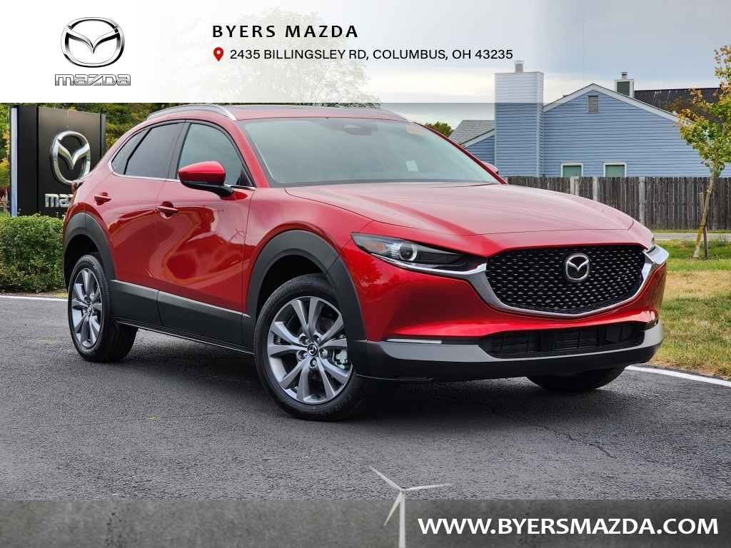 New, 2025 Mazda CX-30 2.5 S Preferred Package AWD, Red, M255130-1