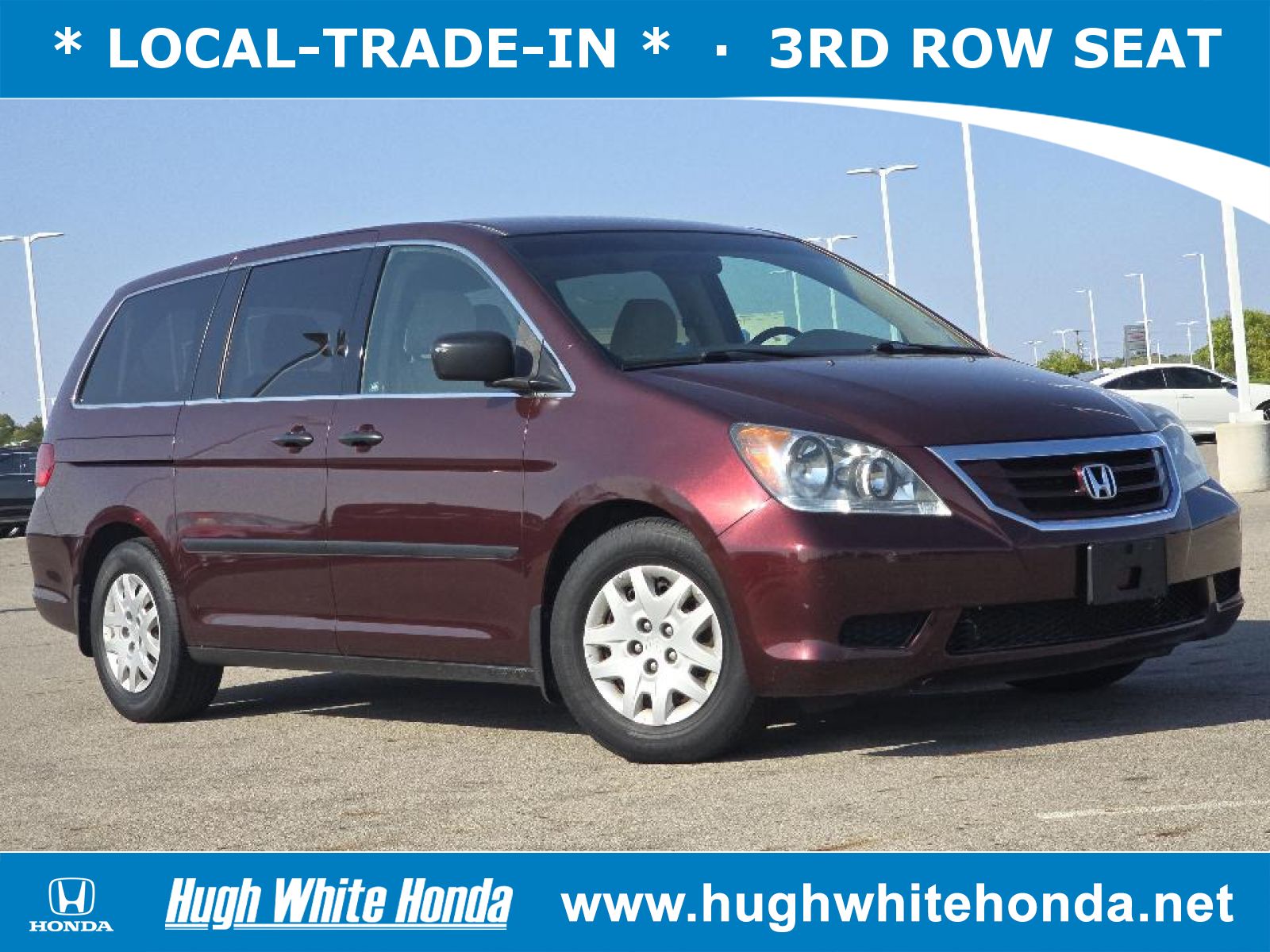 Used, 2009 Honda Odyssey LX, Red, P0684A-1