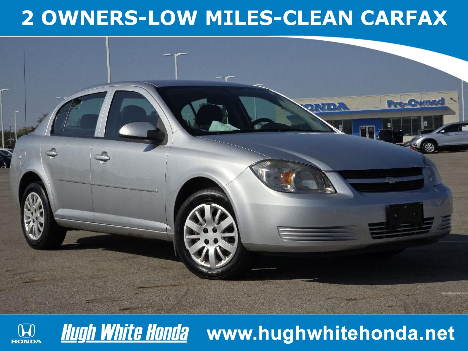 Used, 2010 Chevrolet Cobalt LT, Silver, P0648A-1