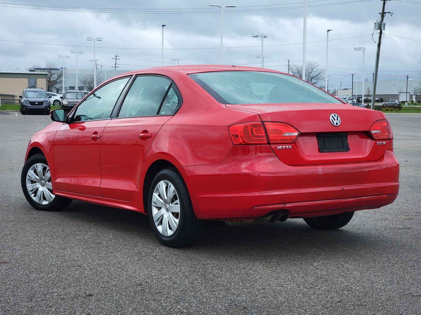 Used, 2012 Volkswagen Jetta 2.5L SE, Red, G0251A-10