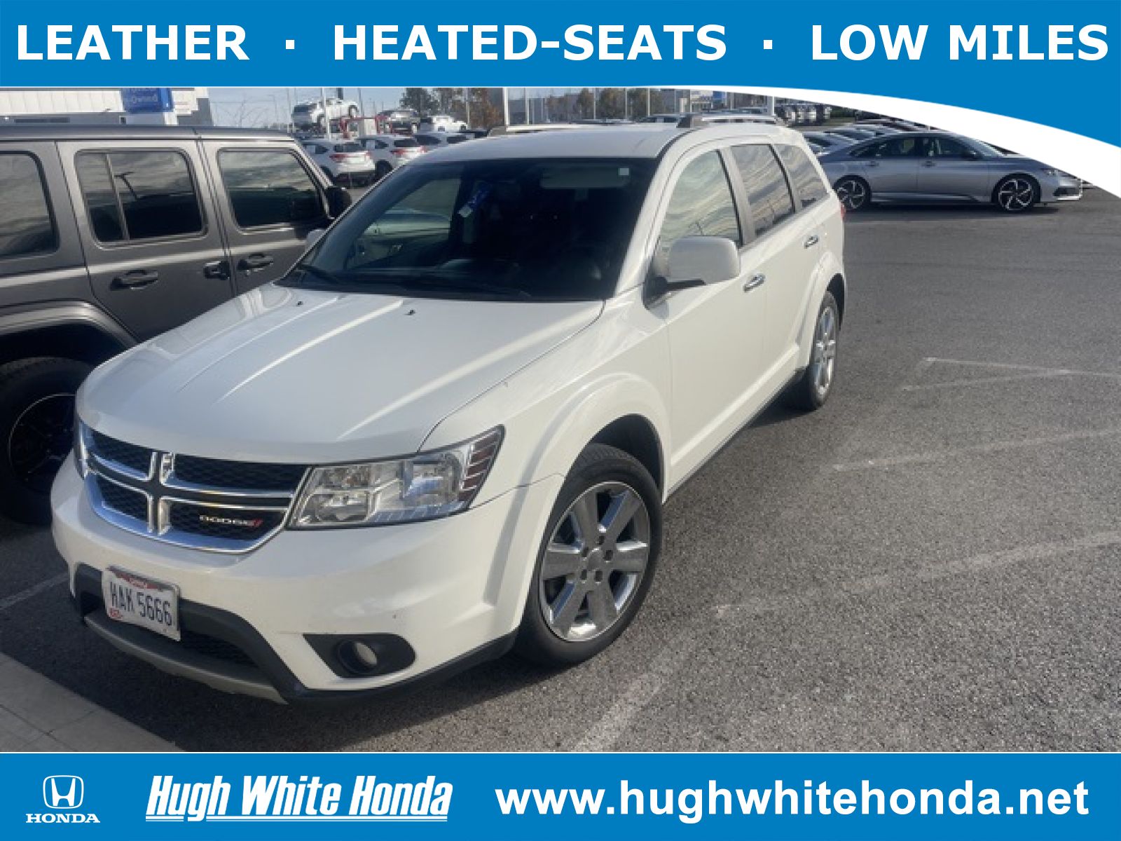 Used, 2013 Dodge Journey Crew, White, G1695B