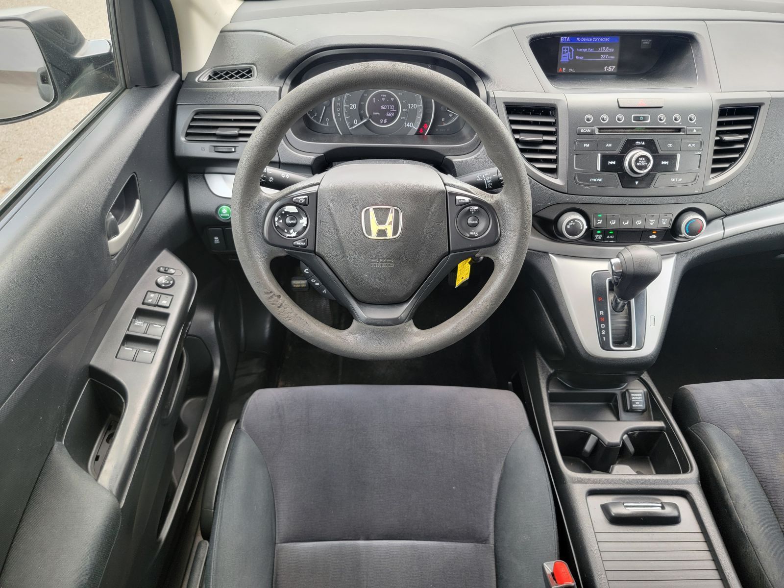 Used, 2013 Honda CR-V LX, Gray, G0080B-17