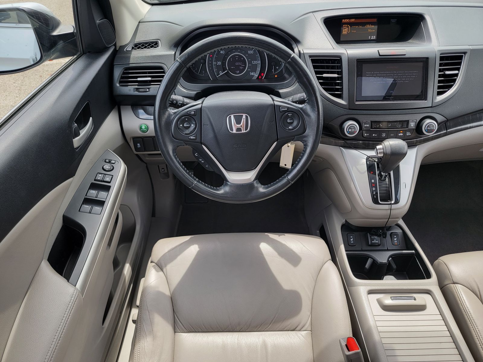 Used, 2013 Honda CR-V EX-L, Gray, P0547-19