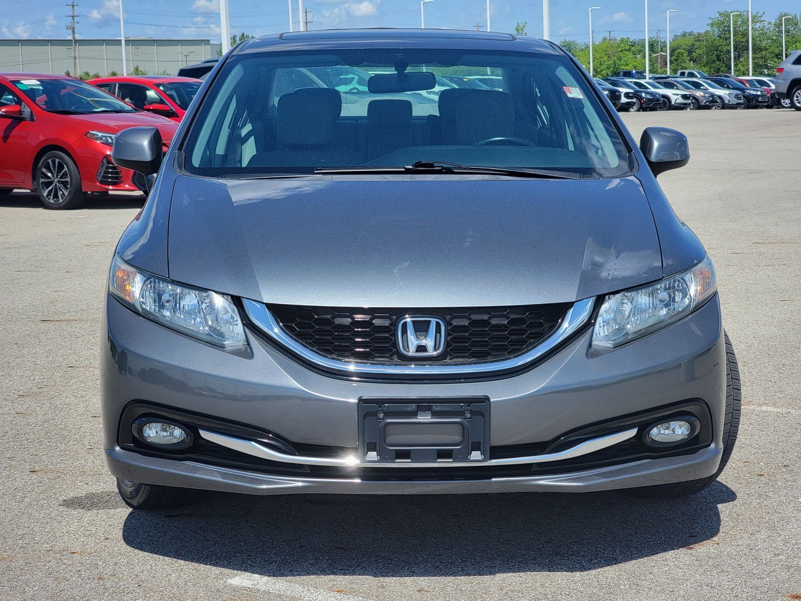 Used, 2013 Honda Civic EX-L, Gray, P0562-9