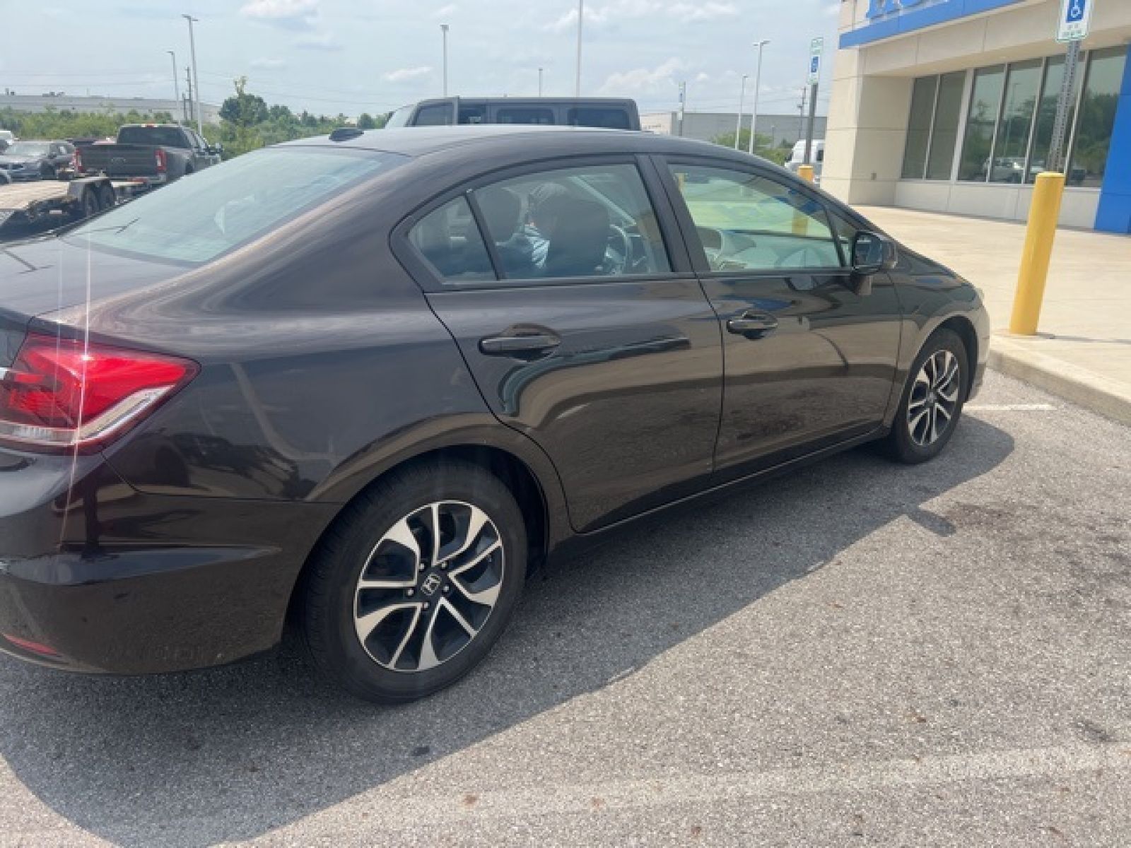 Used, 2013 Honda Civic EX, Beige, G0906A1-3