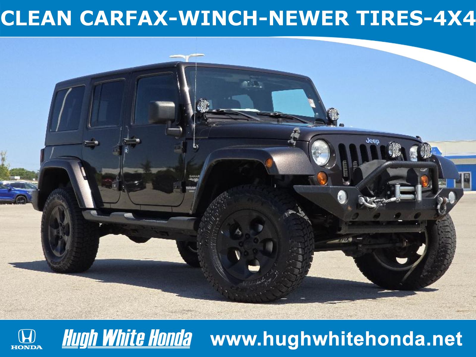 Used, 2013 Jeep Wrangler Unlimited Sahara, Gray, G0195C-1