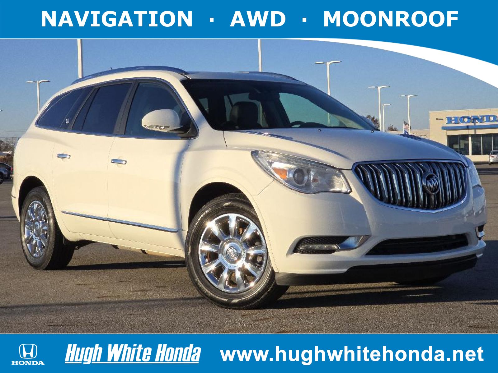 Used, 2014 Buick Enclave Premium, White, 14260