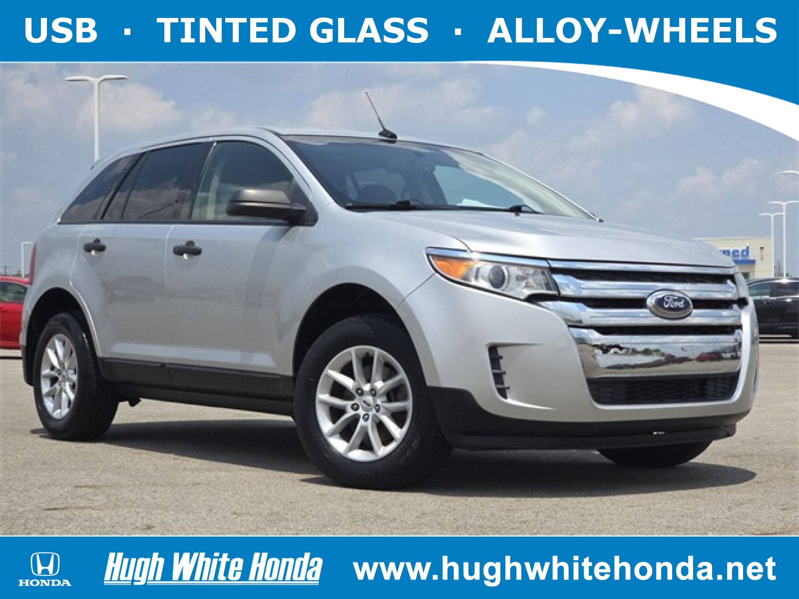 Used, 2014 Ford Edge SE, Silver, 14086