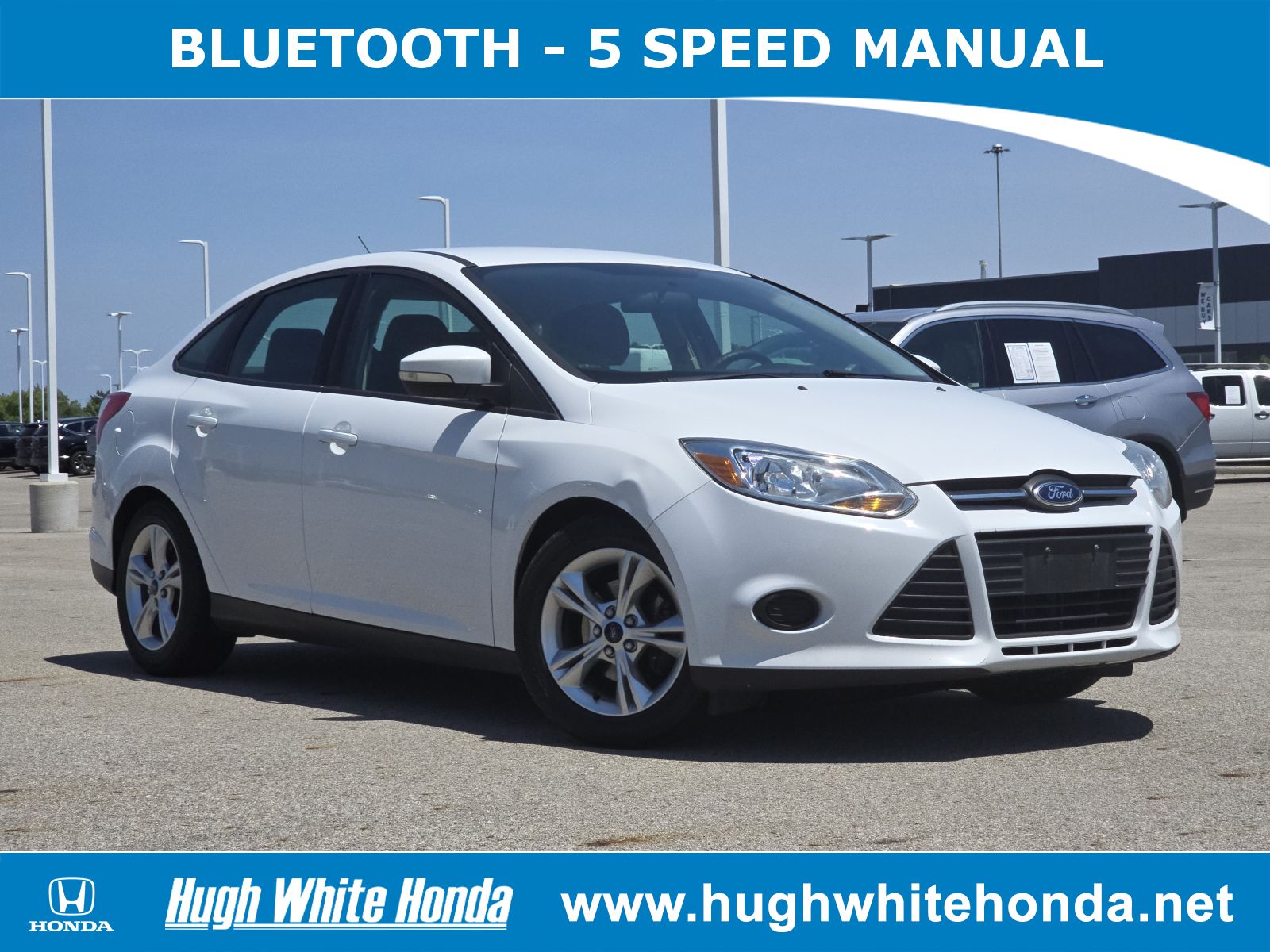 Used, 2014 Ford Focus SE, White, F2749C-1