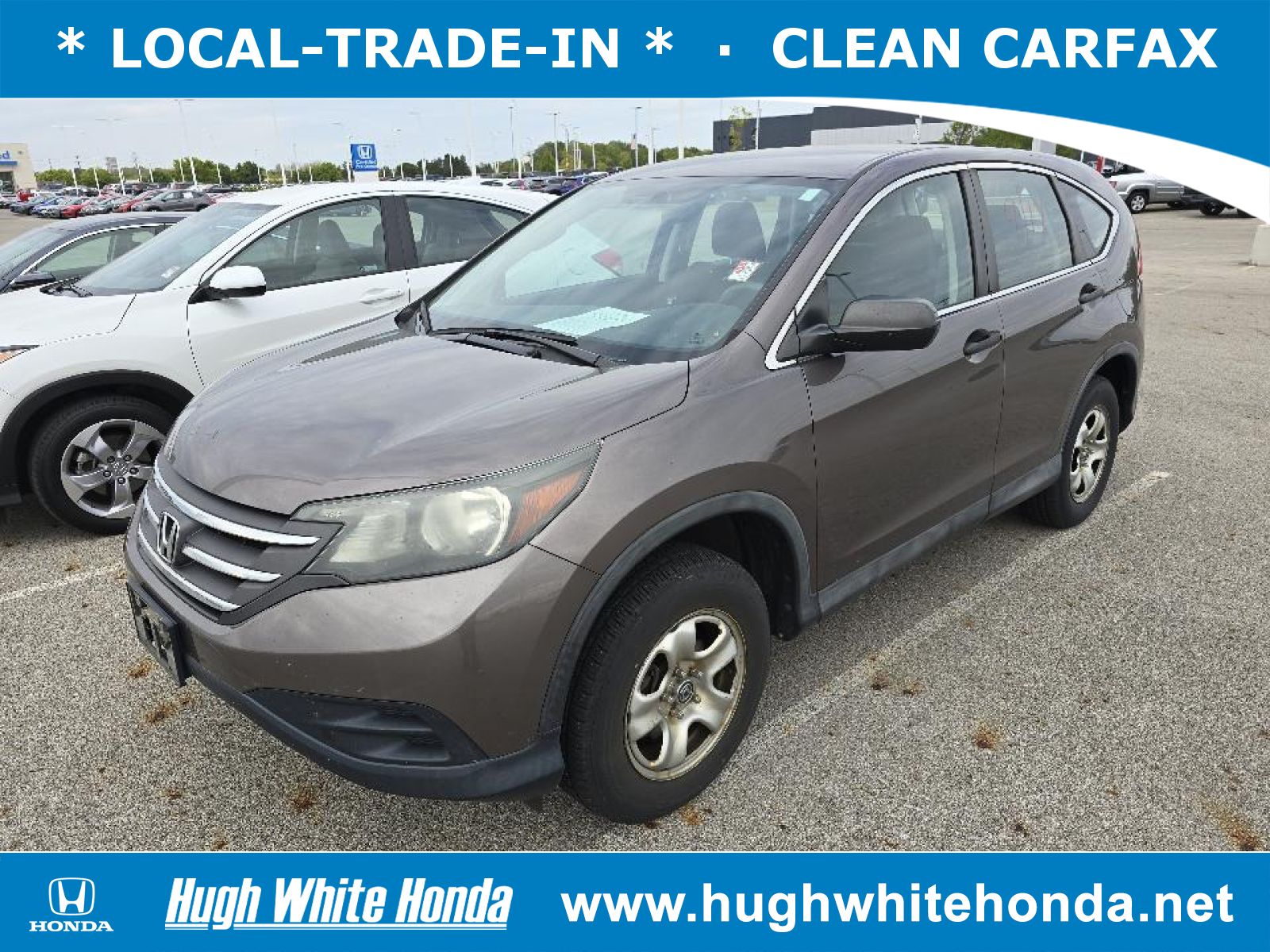 Used, 2014 Honda CR-V LX, Gray, G1659A