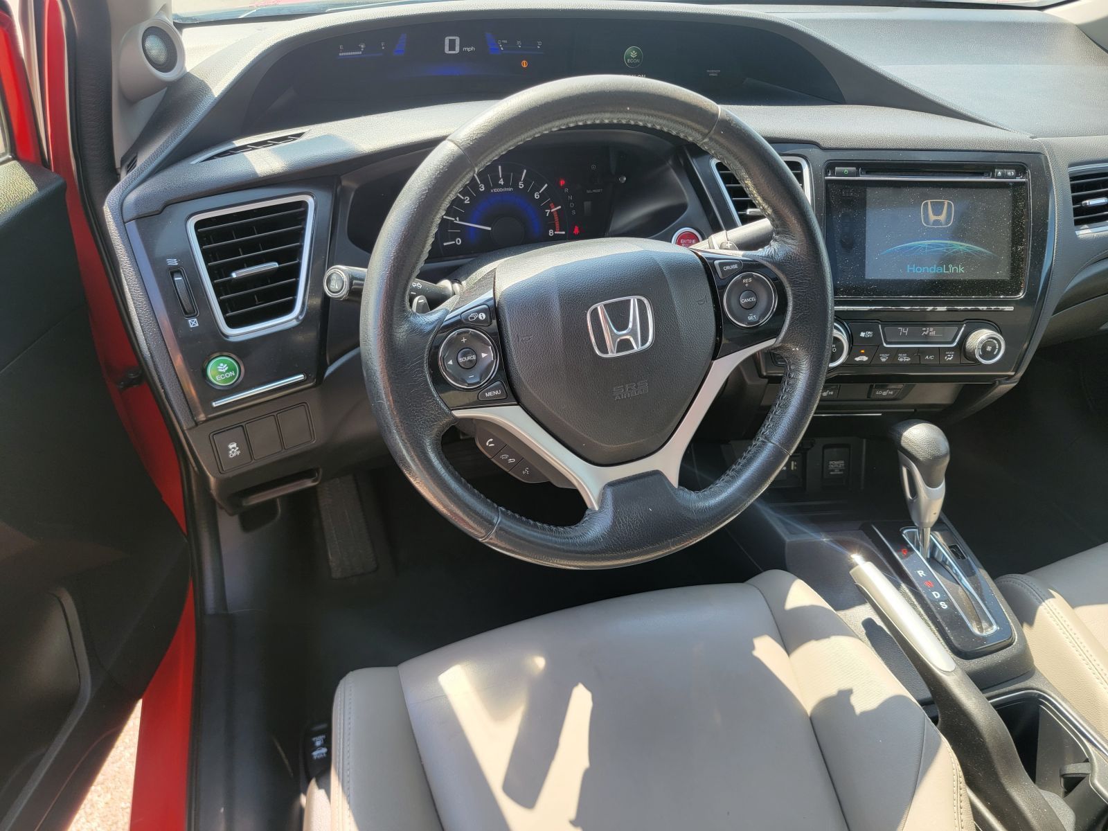 Used, 2014 Honda Civic EX-L, Red, P0506-21