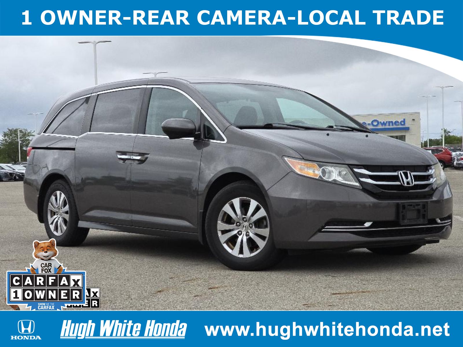 Used, 2014 Honda Odyssey EX, Gray, G1091A-1