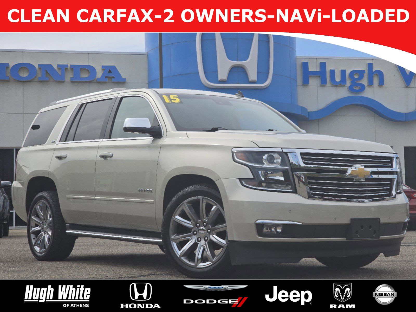 Used, 2015 Chevrolet Tahoe LTZ, Gold, 45636820-1