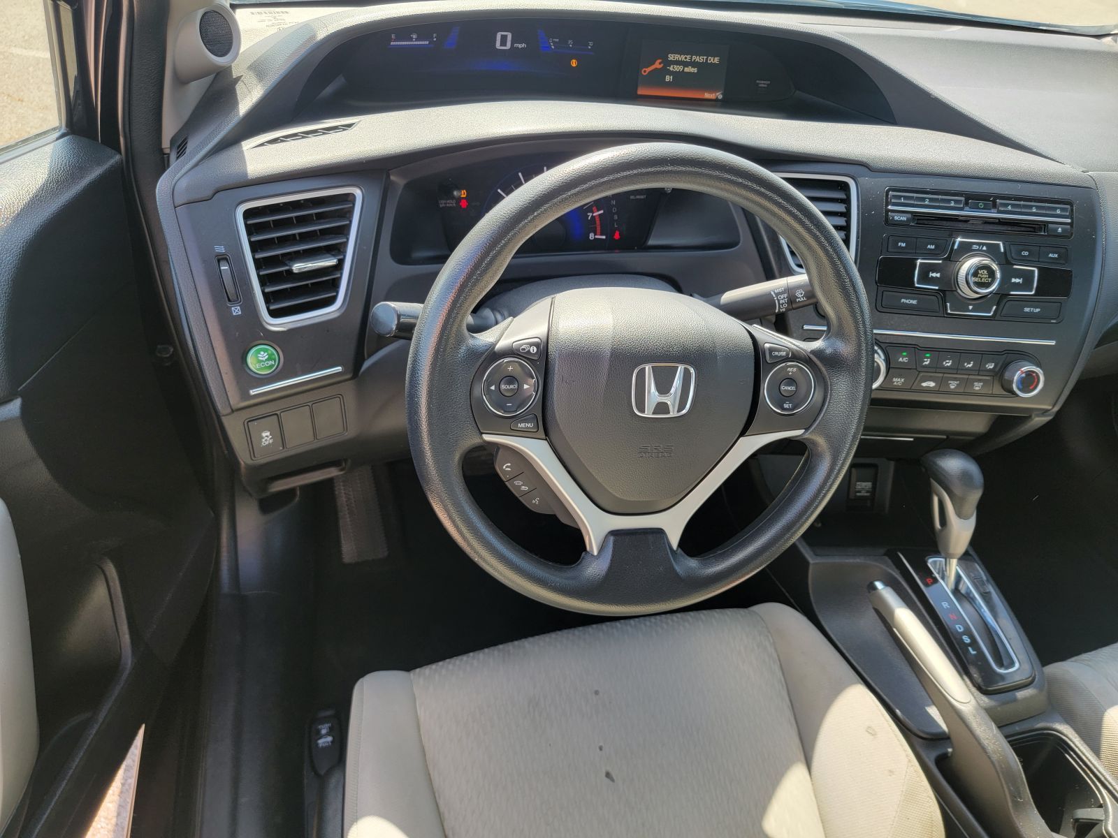 Used, 2015 Honda Civic LX, Black, P0497-16