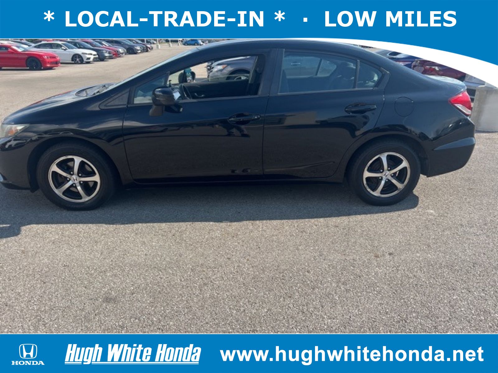 Used, 2015 Honda Civic SE, Black, G1474A