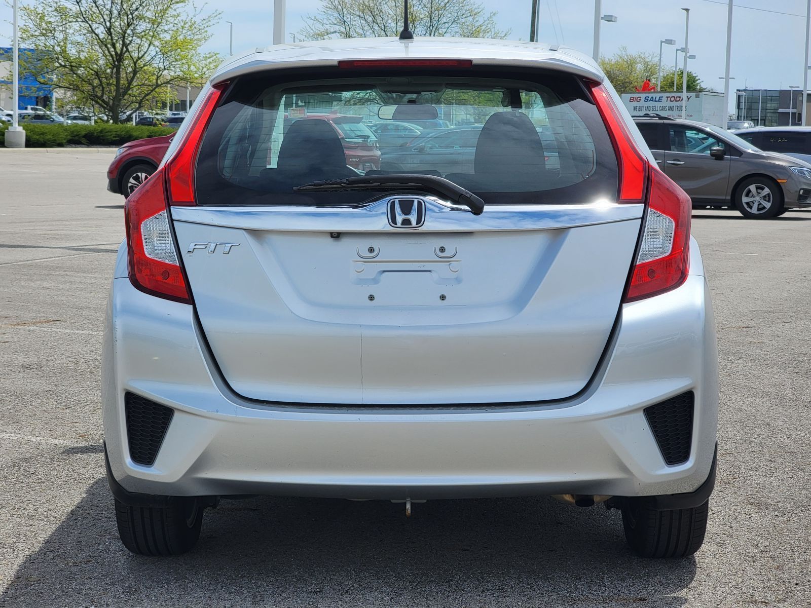 Used, 2015 Honda Fit Hatchback EX, Silver, P0539-12