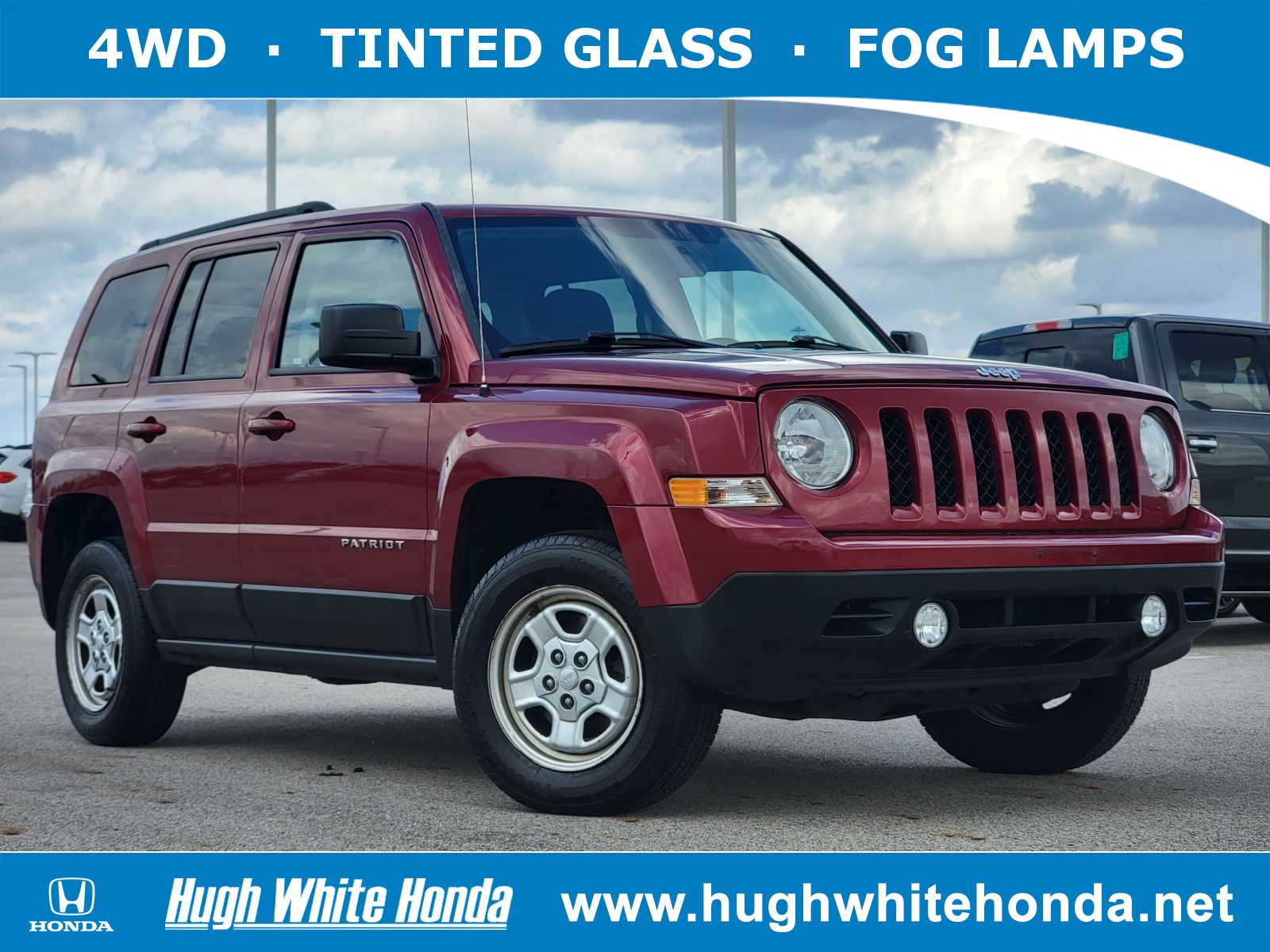 Used, 2015 Jeep Patriot Sport, Red, G0598A-1