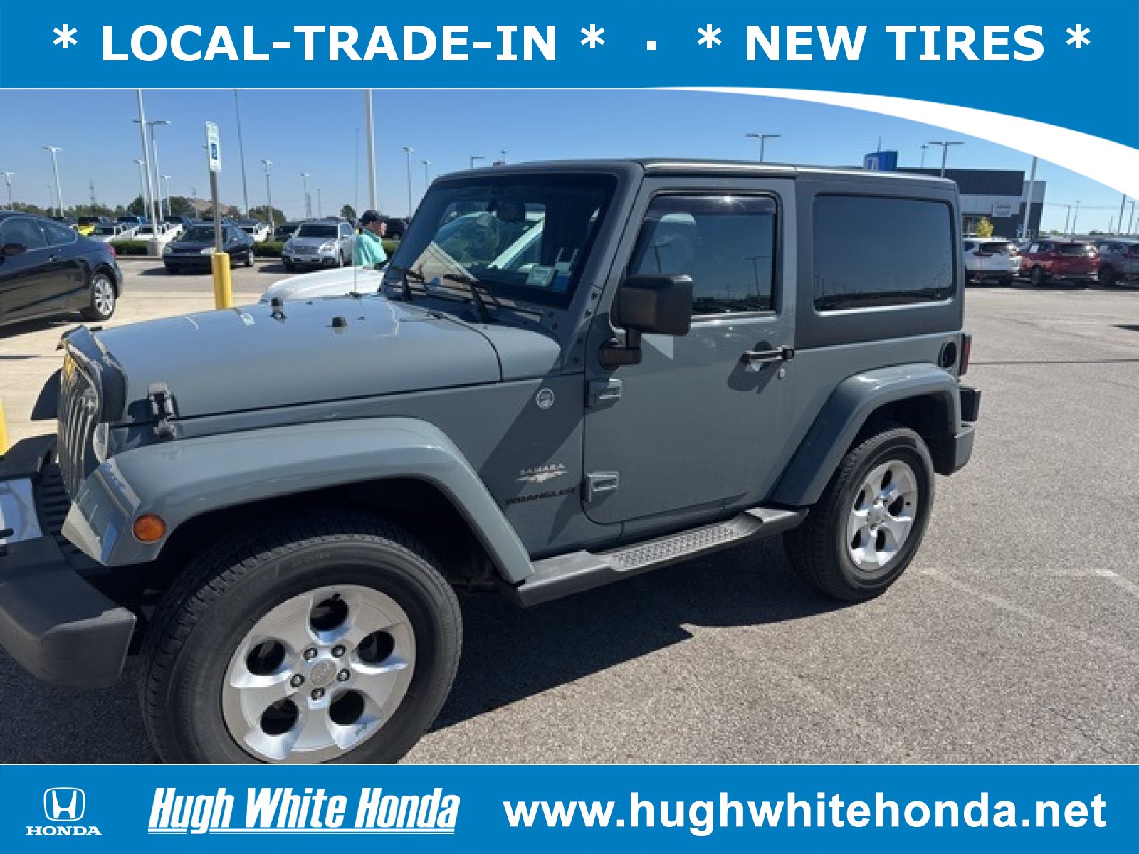 Used, 2015 Jeep Wrangler Sahara, Gray, G1764A