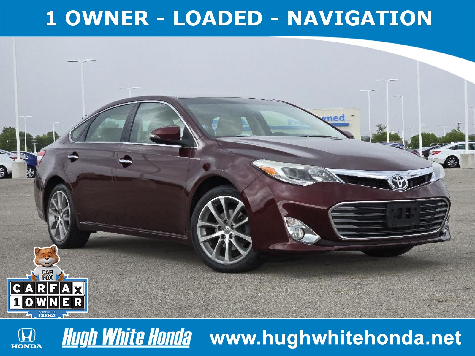 Used, 2015 Toyota Avalon, Red, P0626-1