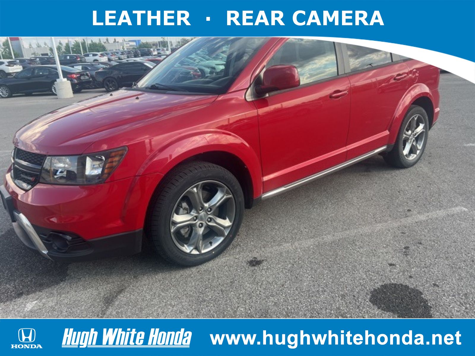 Used, 2016 Dodge Journey Crossroad, Red, G0714A-1