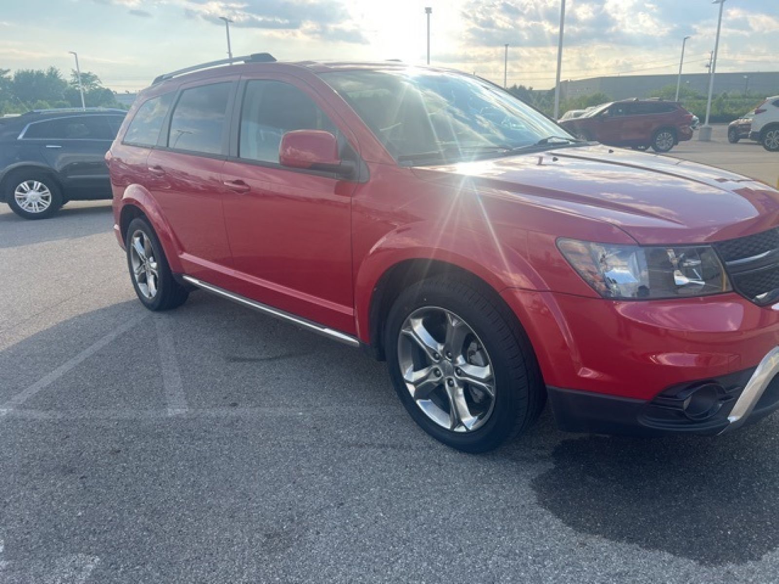 Used, 2016 Dodge Journey Crossroad, Red, G0714A-3