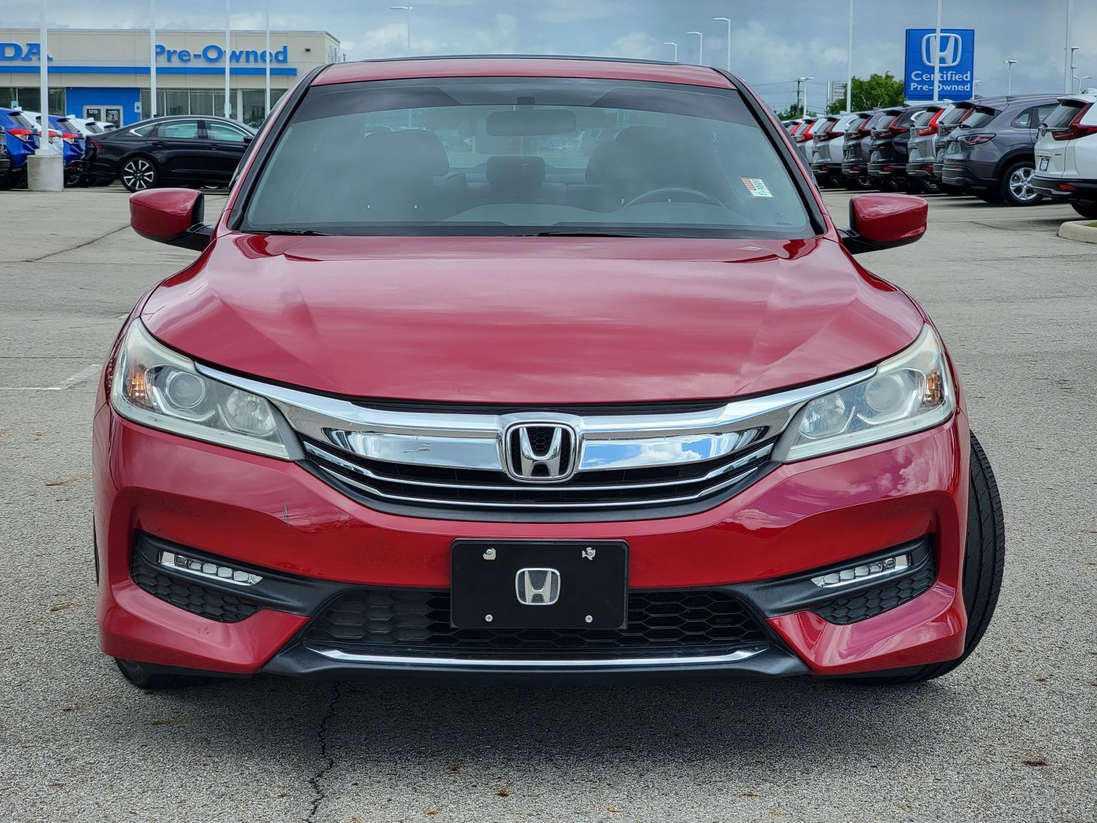 Used, 2016 Honda Accord Sport, Red, P0595-8