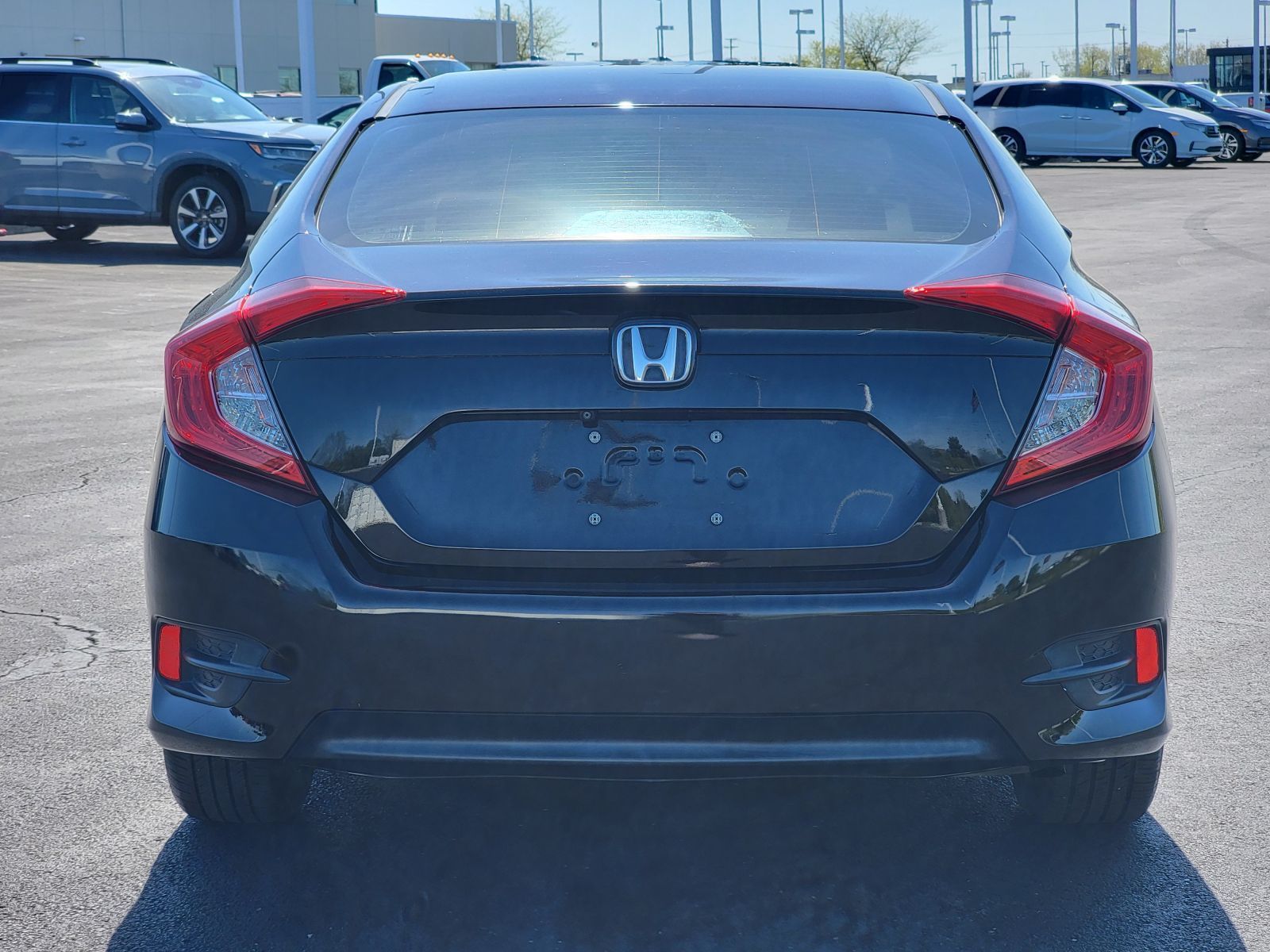 Used, 2016 Honda Civic LX, Red, P0535-11
