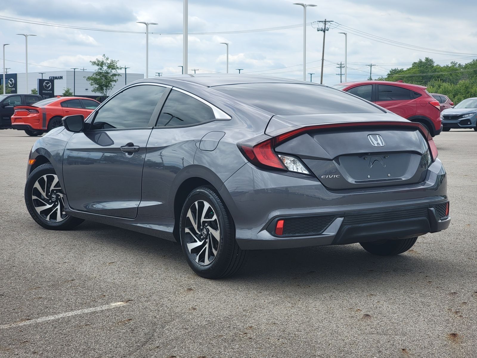 Used, 2016 Honda Civic LX, Gray, P0555-11