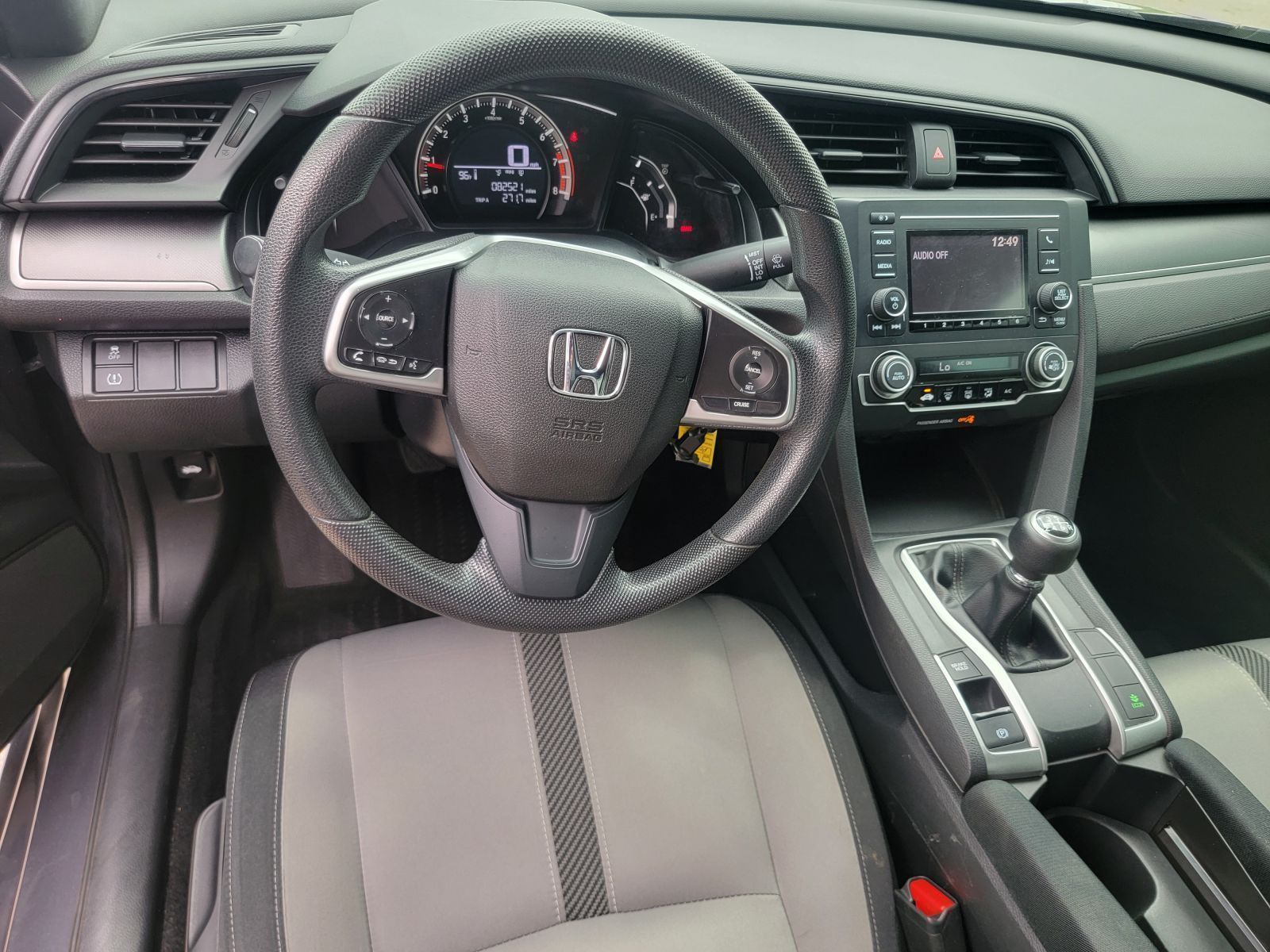 Used, 2016 Honda Civic LX, Gray, P0555-20