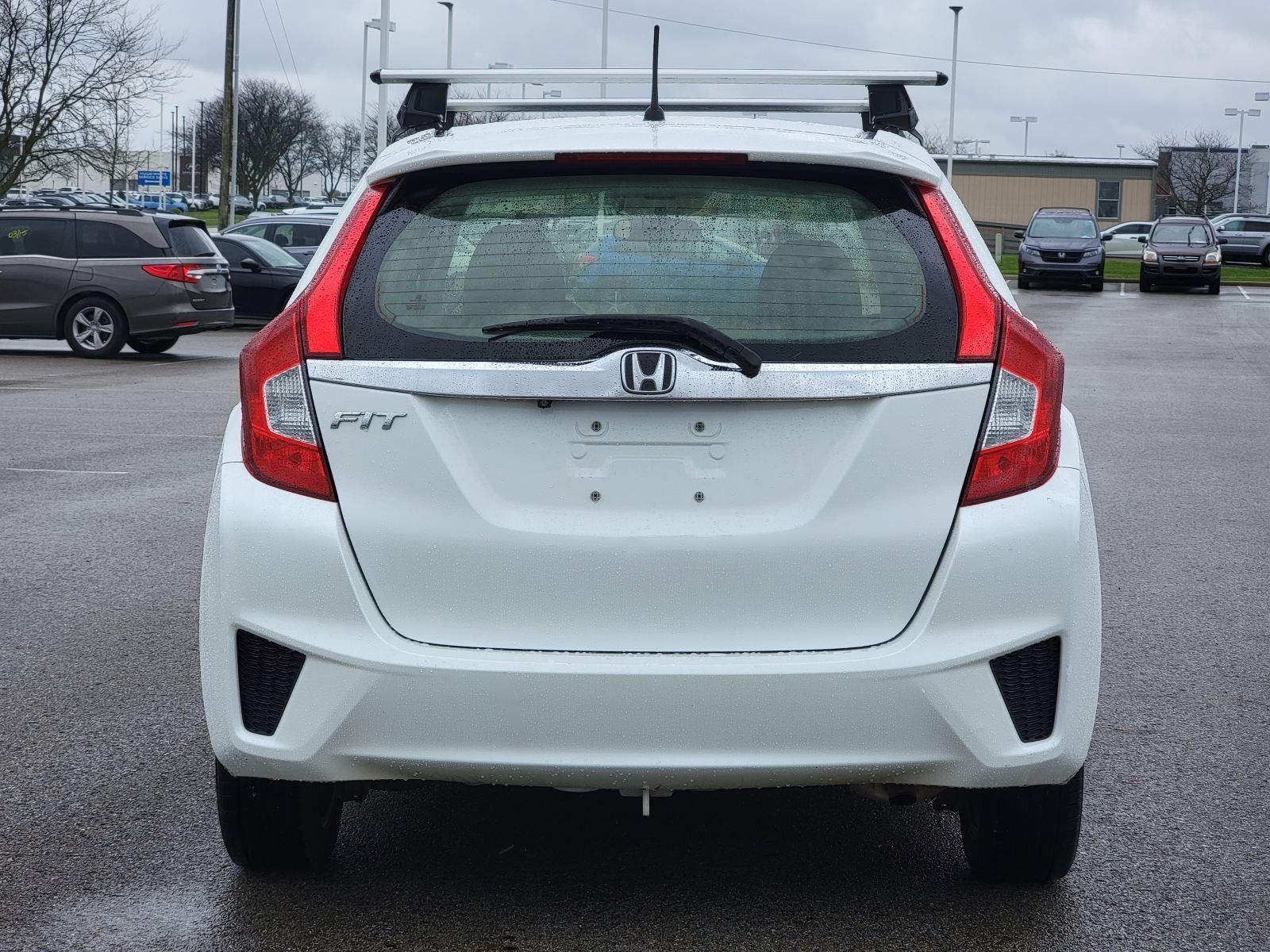 Used, 2016 Honda Fit Hatchback EX, White, P0488-12
