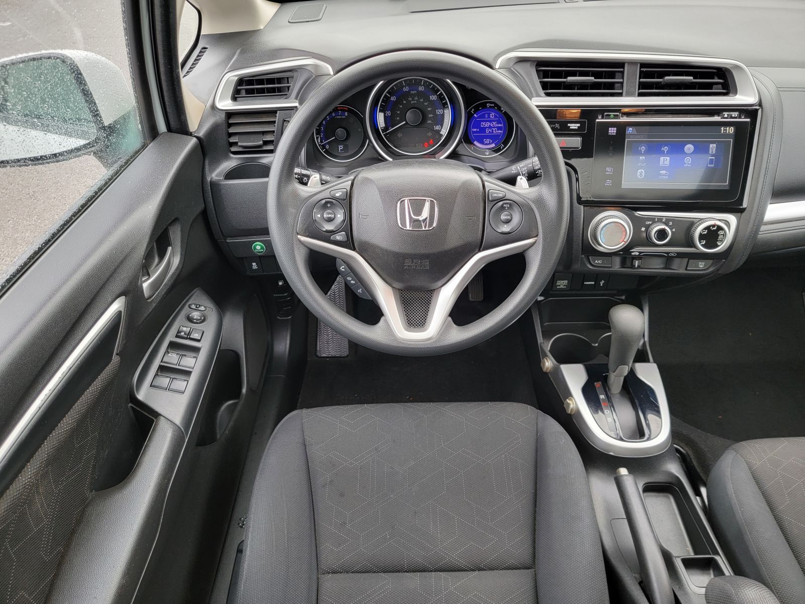 Used, 2016 Honda Fit Hatchback EX, White, P0488-18