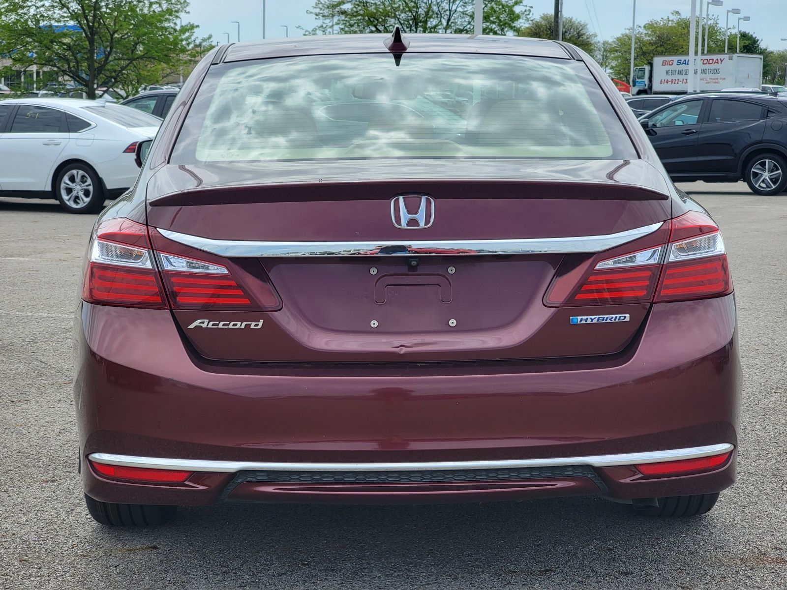 Used, 2017 Honda Accord EX-L Sedan, Red, P0536-13