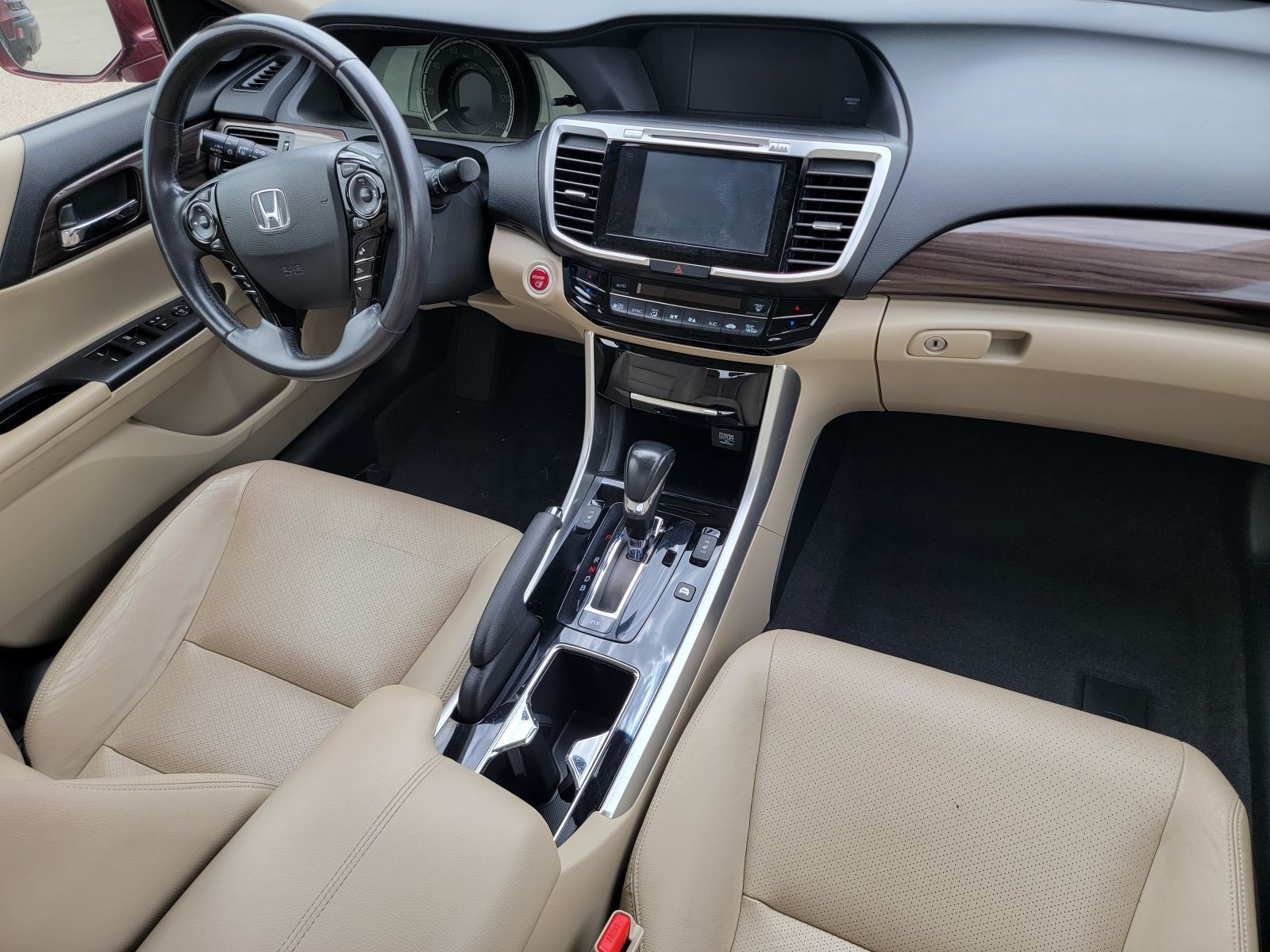Used, 2017 Honda Accord EX-L Sedan, Red, P0536-18