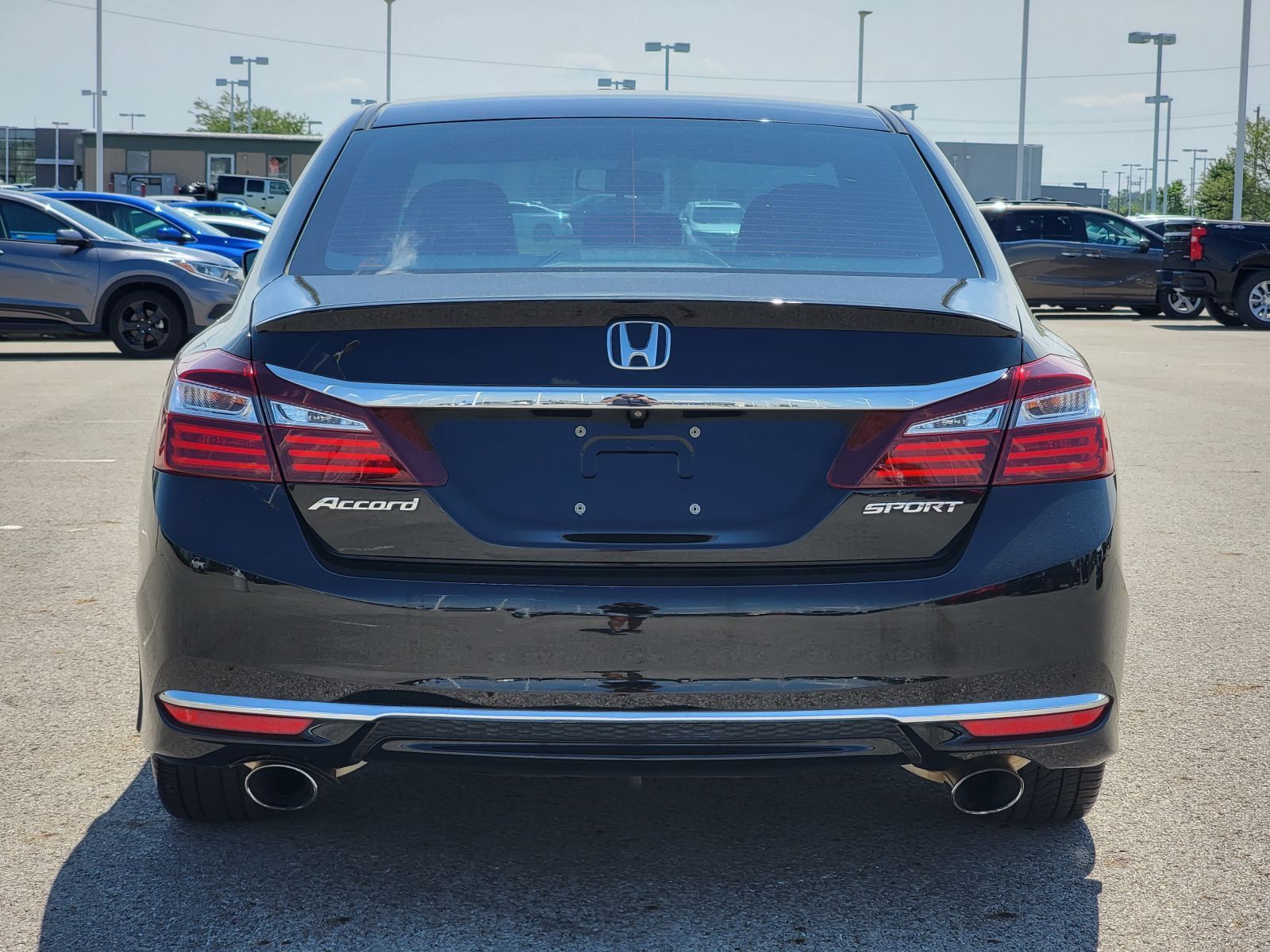 Used, 2017 Honda Accord Sport CVT, Black, P0546-11
