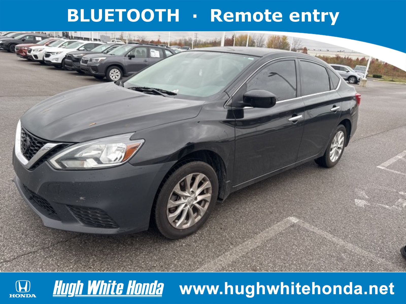 Used, 2017 Nissan Sentra S, Black, G1826A