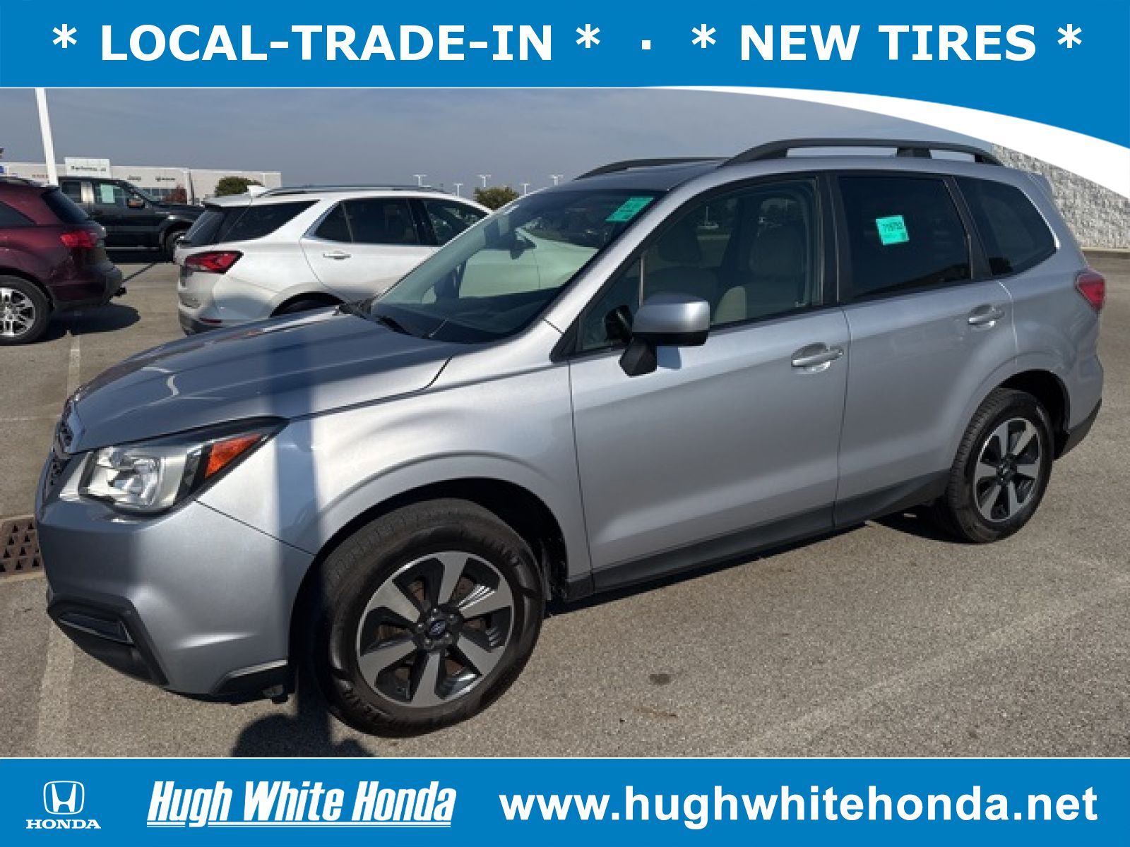 Used, 2017 Subaru Forester 2.5i Premium, Silver, P0766