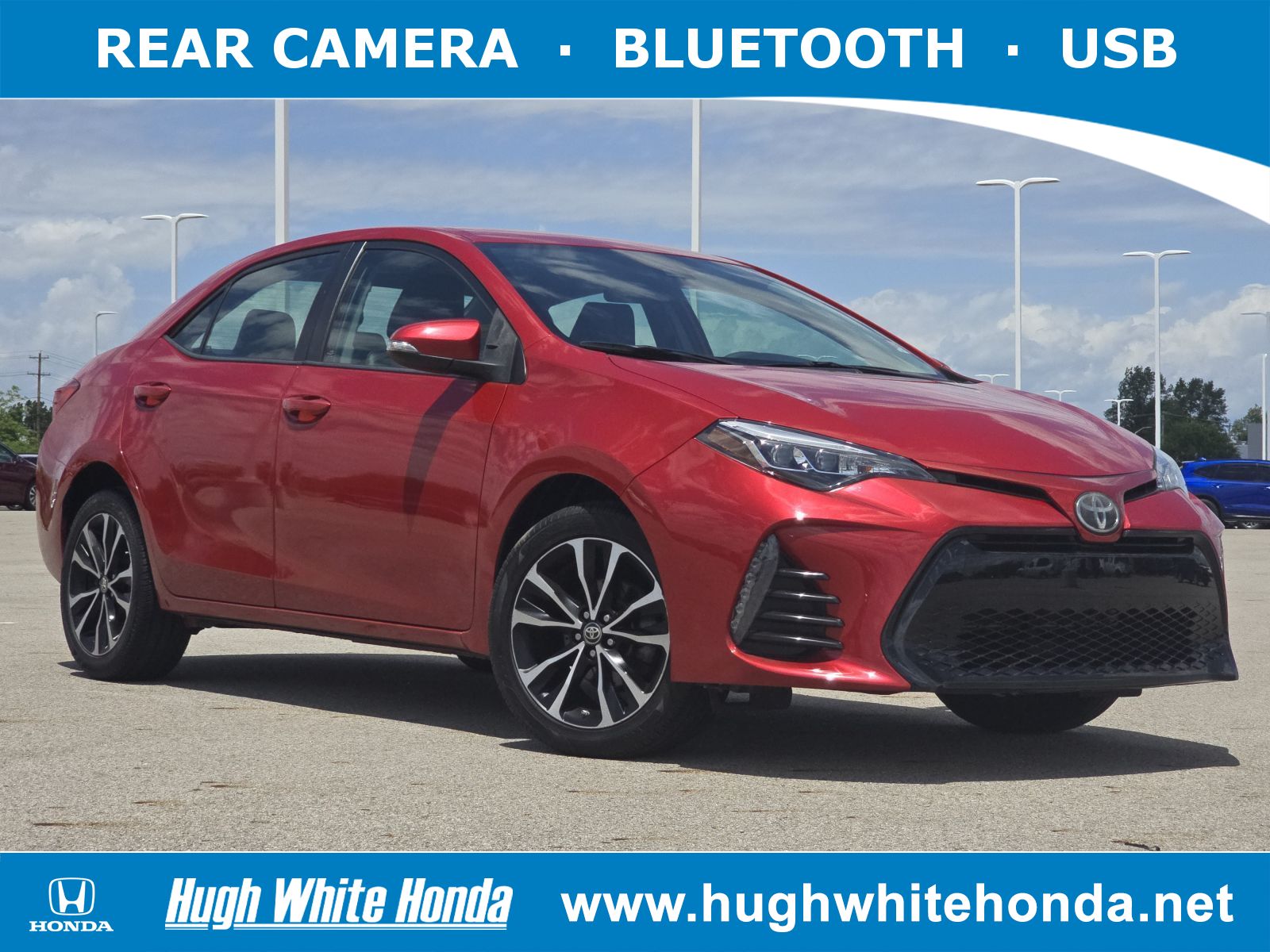 Used, 2017 Toyota Corolla SE, Red, P0554-1