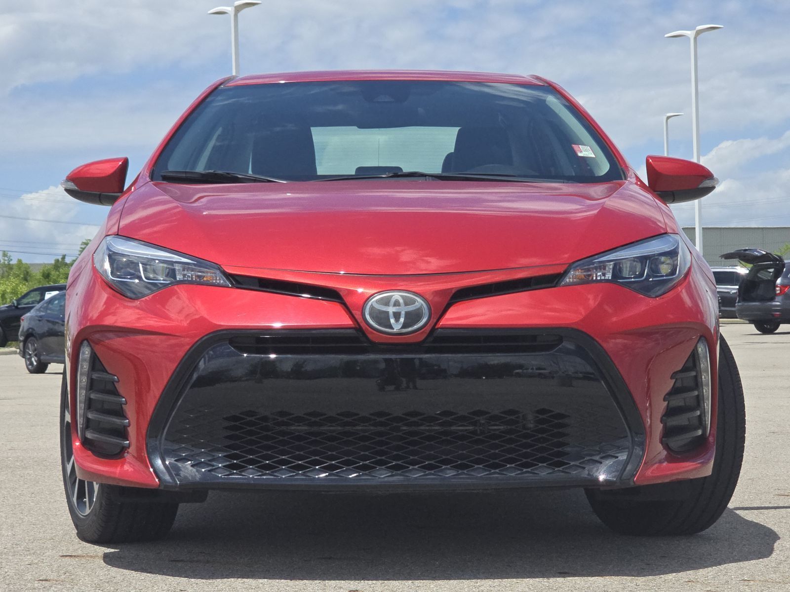 Used, 2017 Toyota Corolla SE, Red, P0554-9