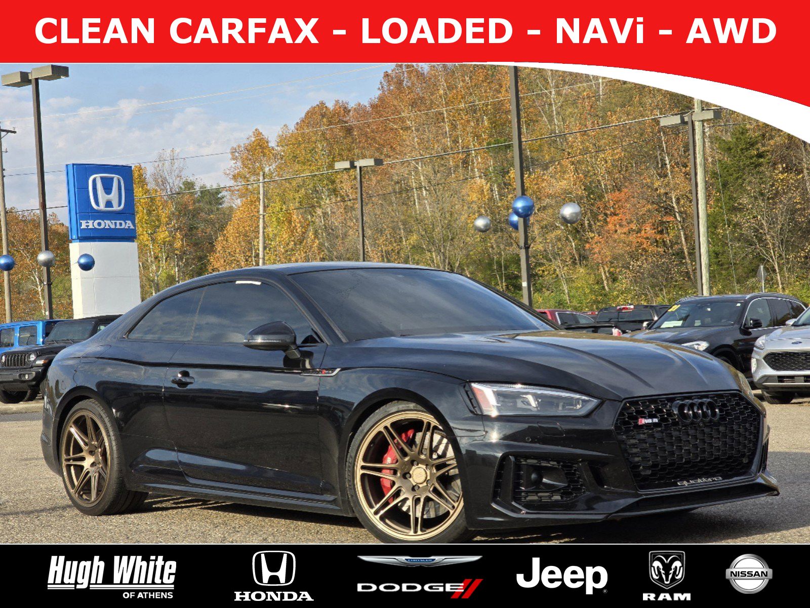 Used, 2018 Audi RS 5 Coupe 2.9T, Black, 45637110-1