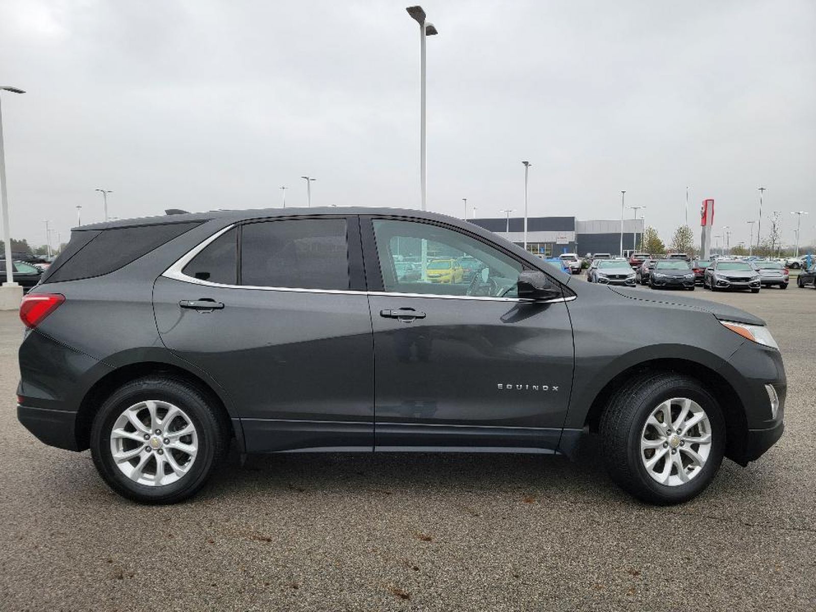 Used, 2018 Chevrolet Equinox LT, Gray, P0526-6