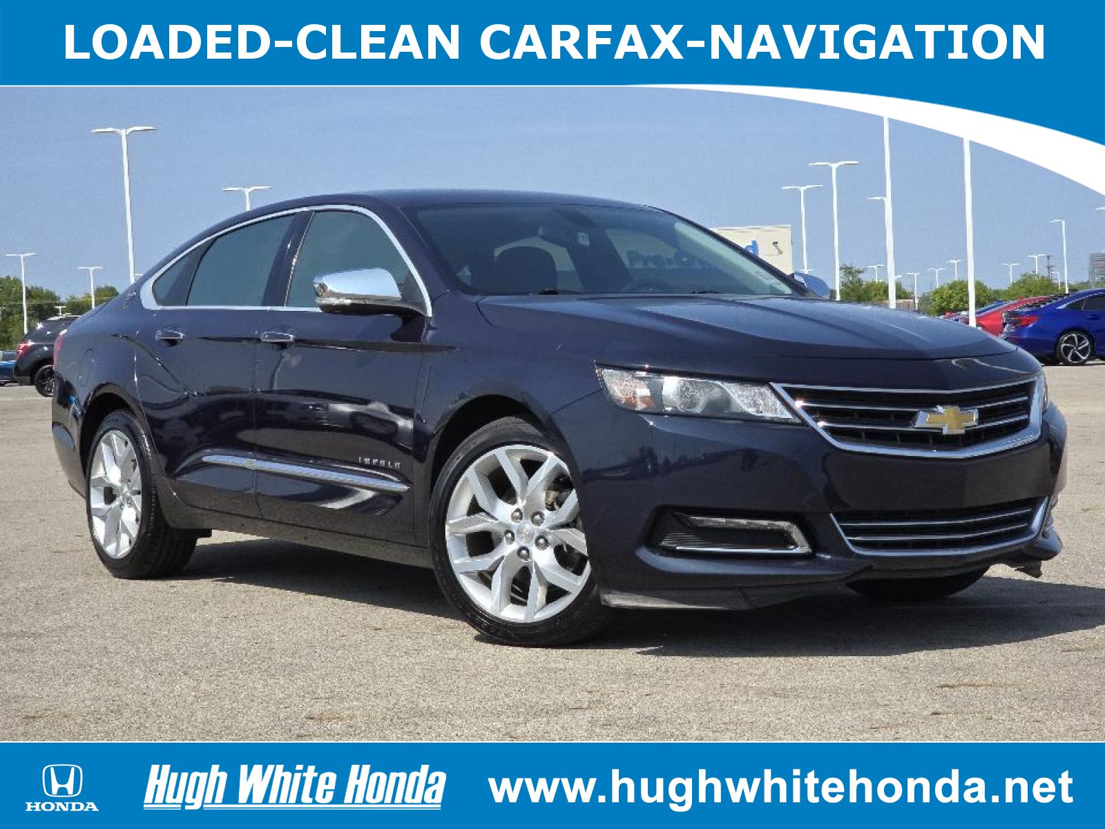 Used, 2018 Chevrolet Impala 2LZ, Blue, P0671-1